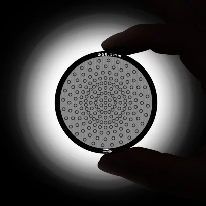 IKAPE Puck Screen V3  0.8mm thick ขนาด  51 / 53.30 / 58.5 mm (1ชิ้น)